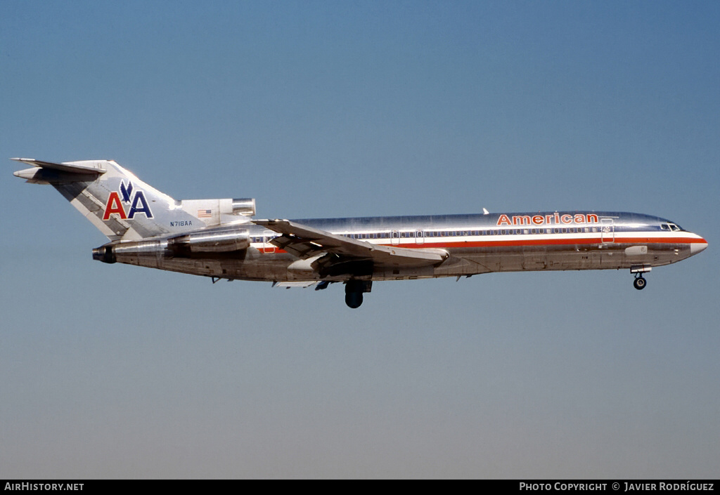 Aircraft Photo of N718AA | Boeing 727-227/Adv | American Airlines | AirHistory.net #658377