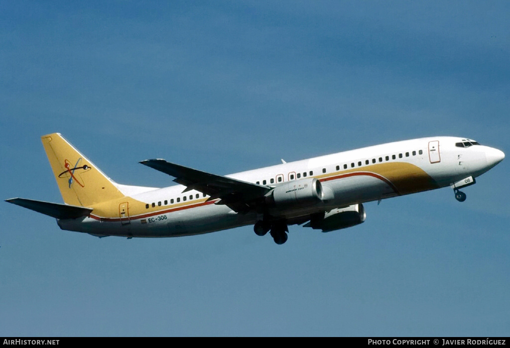 Aircraft Photo of EC-308 | Boeing 737-4Y0 | Futura International Airways | AirHistory.net #658411