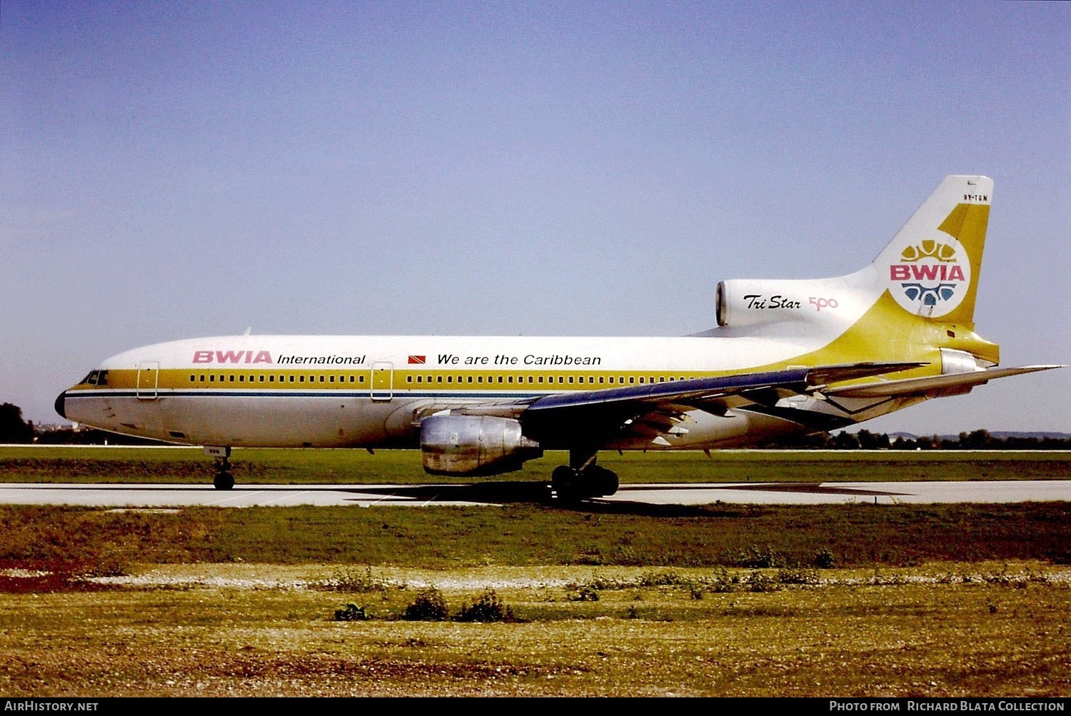 Aircraft Photo of 9Y-TGN | Lockheed L-1011-385-3 TriStar 500 | BWIA International - Trinidad and Tobago Airways | AirHistory.net #658430