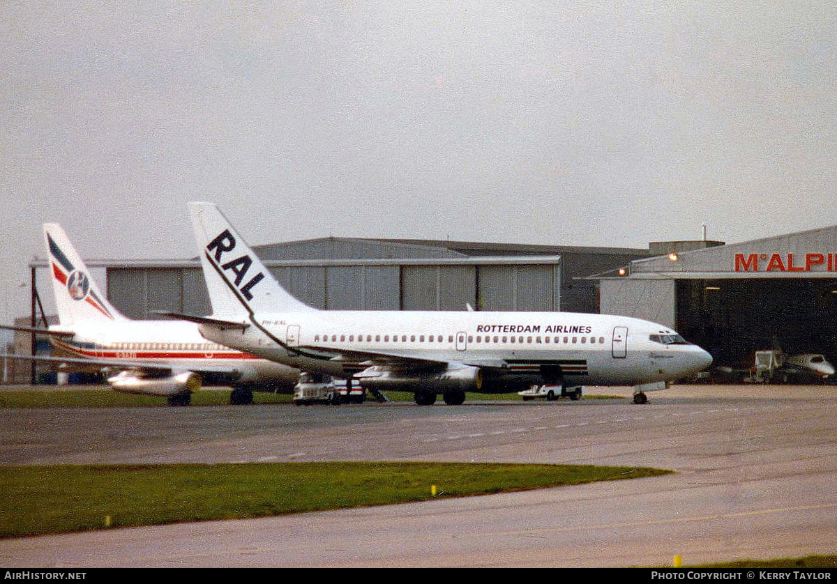 Aircraft Photo of PH-RAL | Boeing 737-2M8/Adv | Rotterdam Airlines - RAL | AirHistory.net #658452