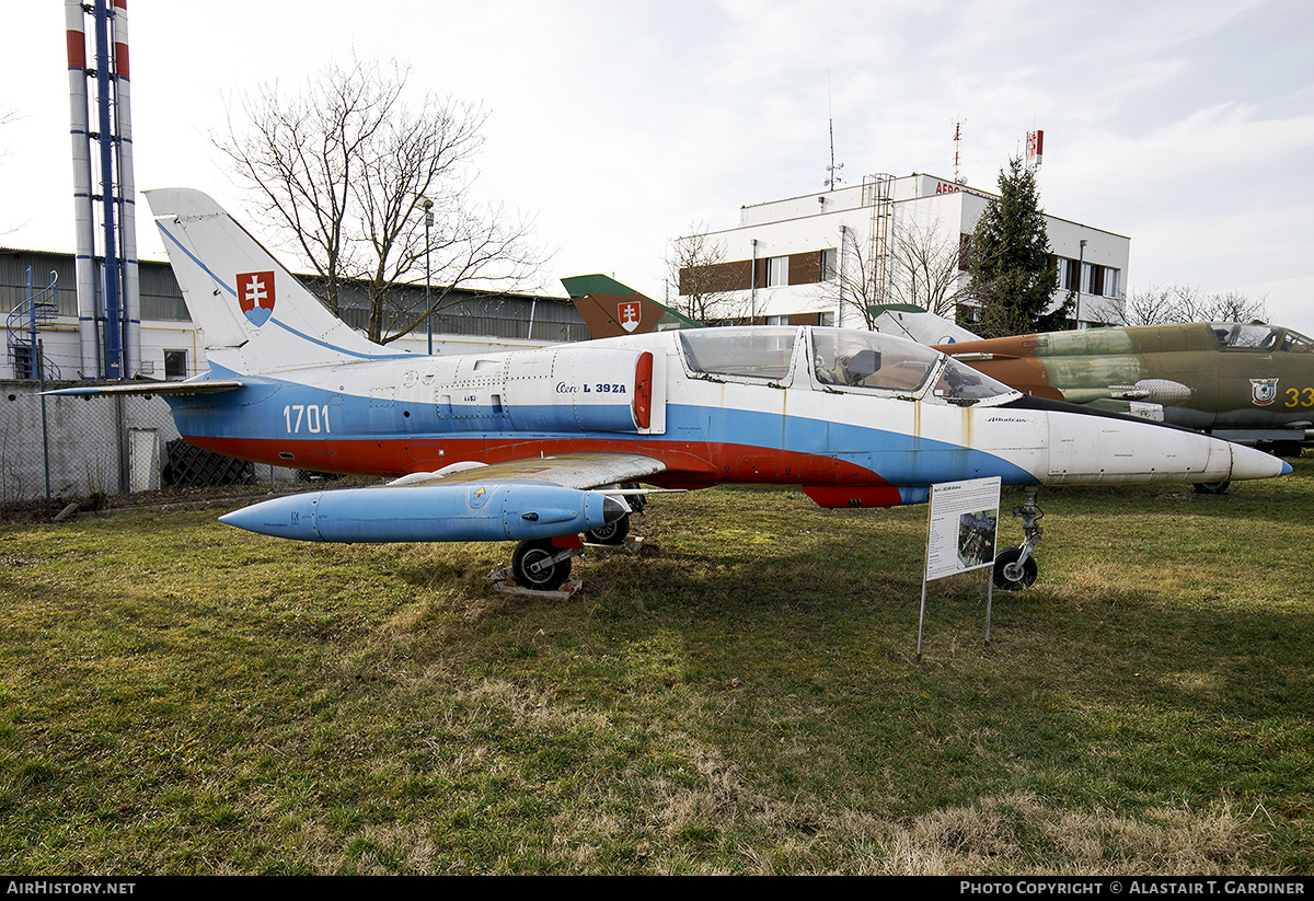 Aircraft Photo of 1701 | Aero L-39ZAM Albatros | Slovakia - Air Force | AirHistory.net #658497