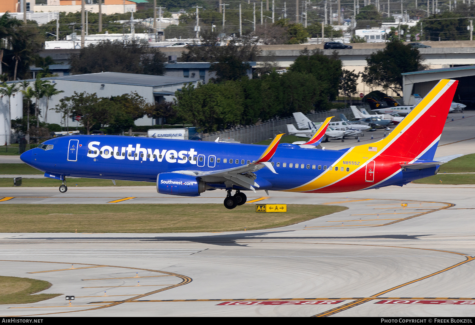 Aircraft Photo of N8555Z | Boeing 737-800 | Southwest Airlines | AirHistory.net #658520