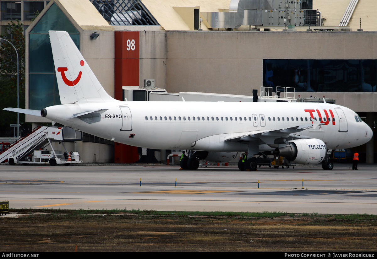 Aircraft Photo of ES-SAO | Airbus A320-214 | TUI | AirHistory.net #658534