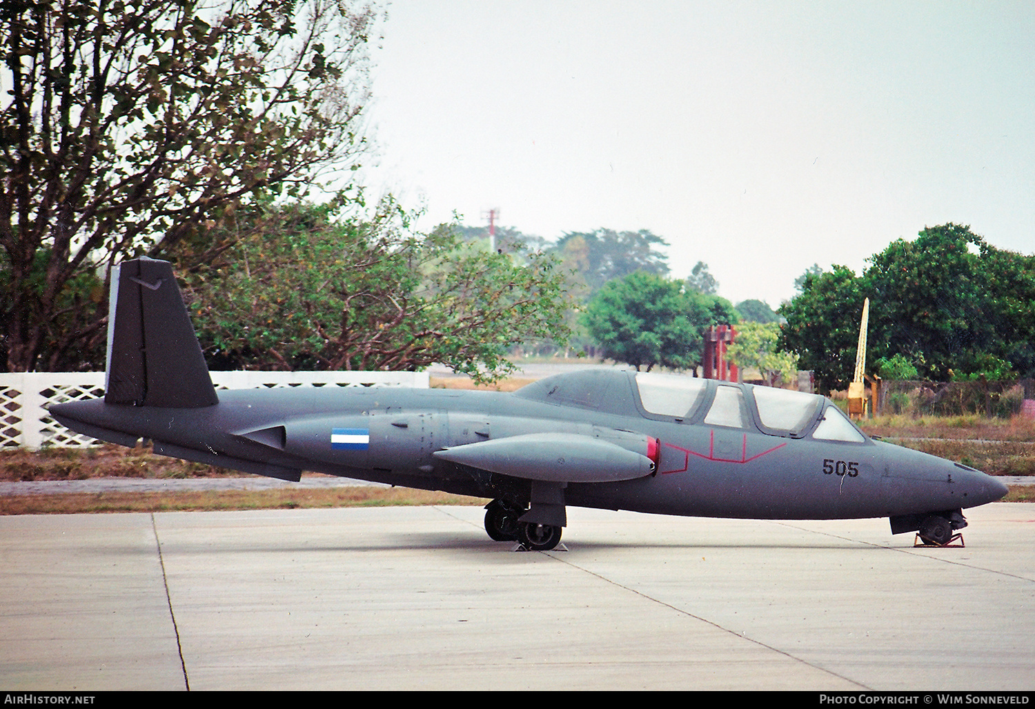 Aircraft Photo of 505 | Fouga CM-170 Magister | El Salvador - Air Force | AirHistory.net #658569