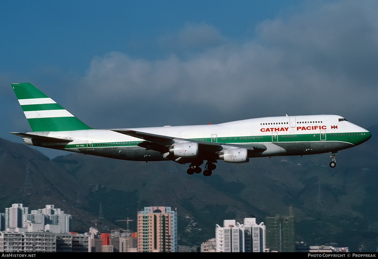 Aircraft Photo of VR-HOL | Boeing 747-367 | Cathay Pacific Airways | AirHistory.net #658581