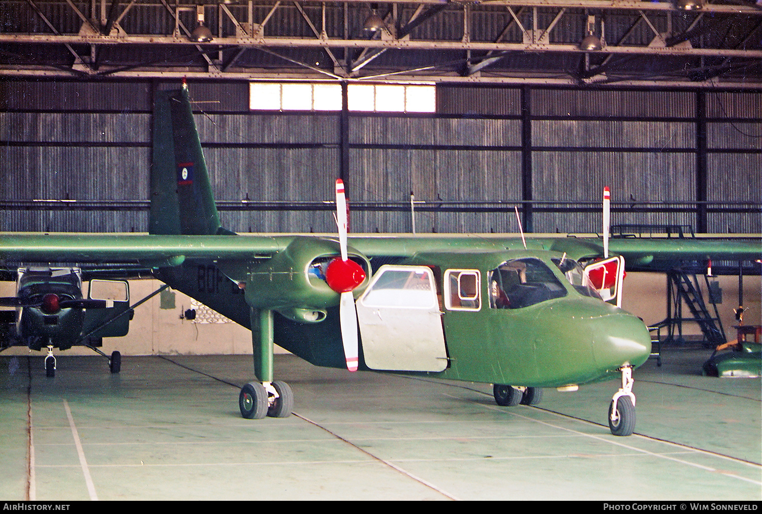Aircraft Photo of BDF-02 | Britten-Norman BN-2B-21 Islander | Belize - Defence Force | AirHistory.net #658598