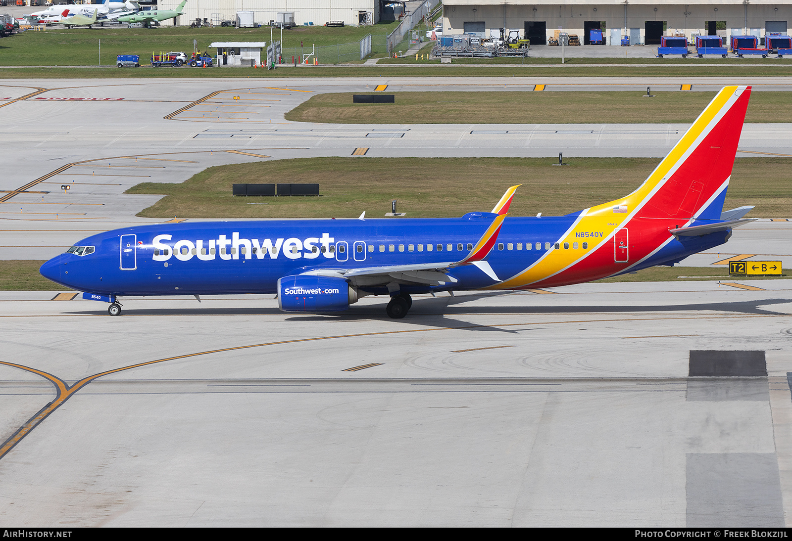 Aircraft Photo of N8540V | Boeing 737-800 | Southwest Airlines | AirHistory.net #658601