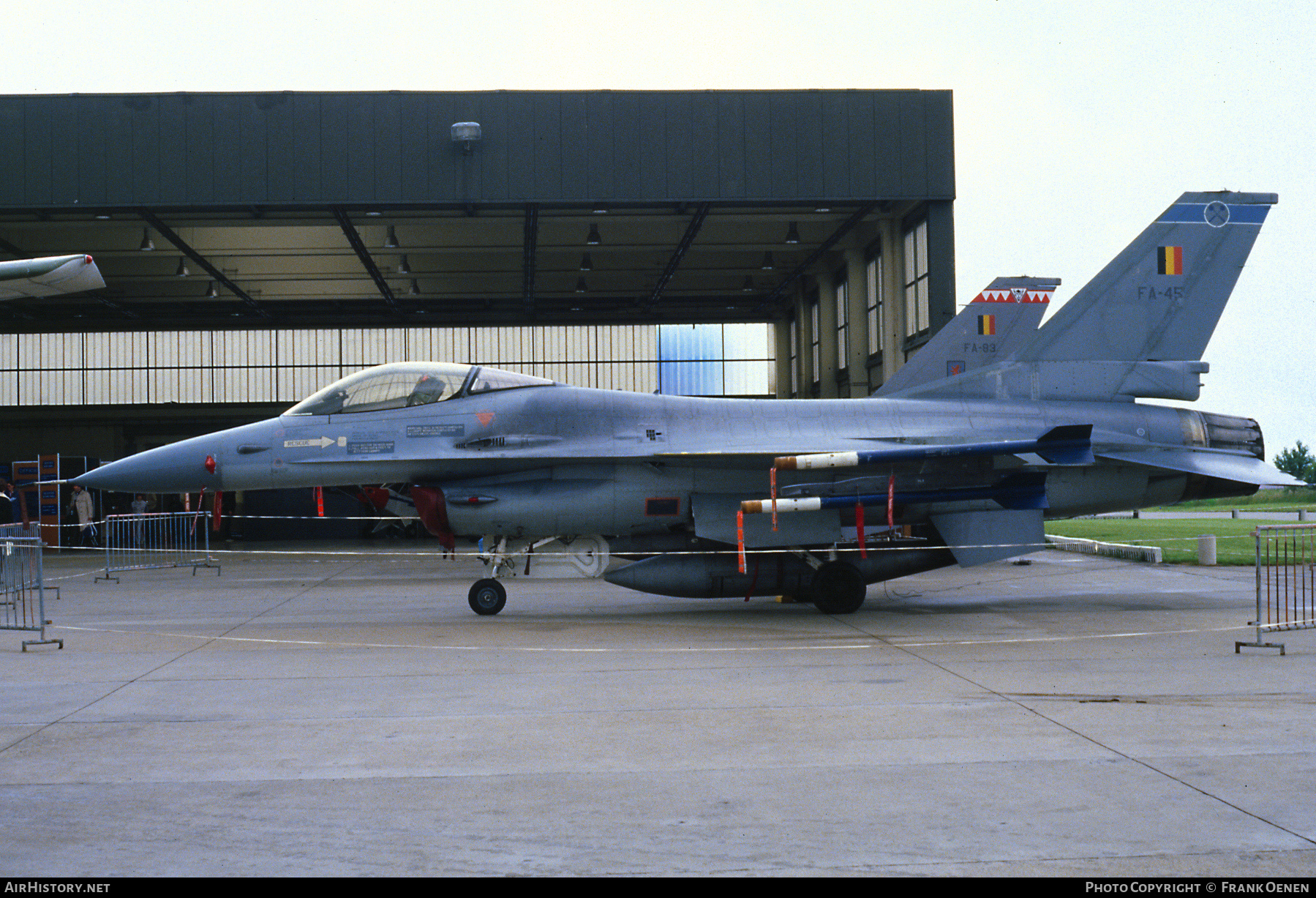 Aircraft Photo of FA-45 | General Dynamics F-16A Fighting Falcon | Belgium - Air Force | AirHistory.net #658604