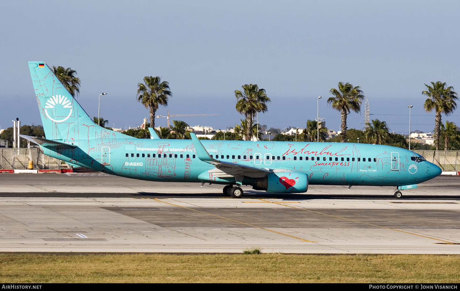 Aircraft Photo of D-ASXO | Boeing 737-8HX | SunExpress | AirHistory.net #658651