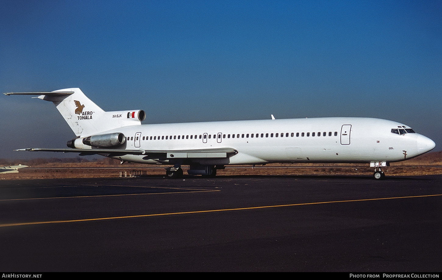 Aircraft Photo of XA-SJK | Boeing 727-230 | Aero Tonala | AirHistory.net #658653