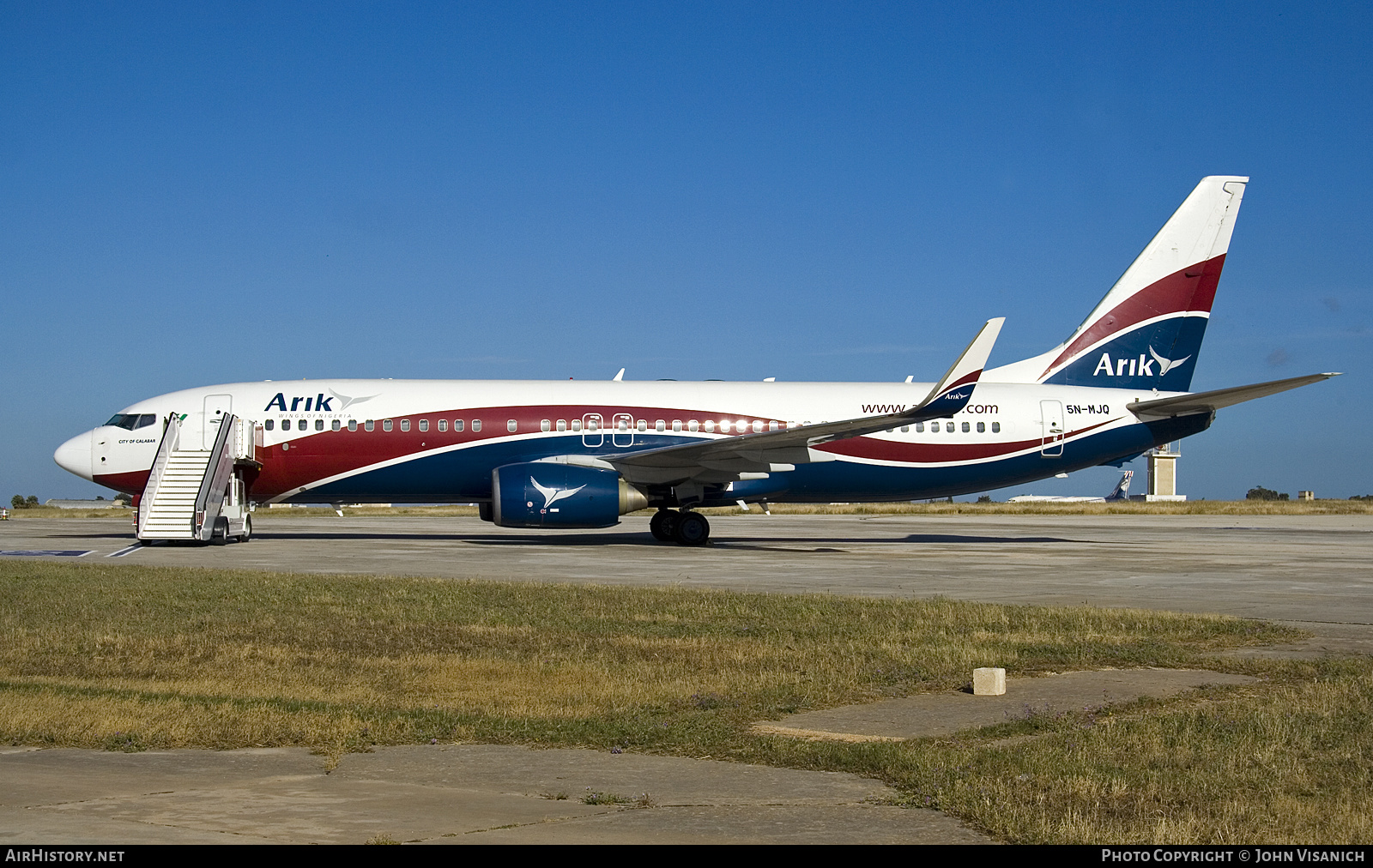 Aircraft Photo of 5N-MJQ | Boeing 737-8JE | Arik Air | AirHistory.net #658658