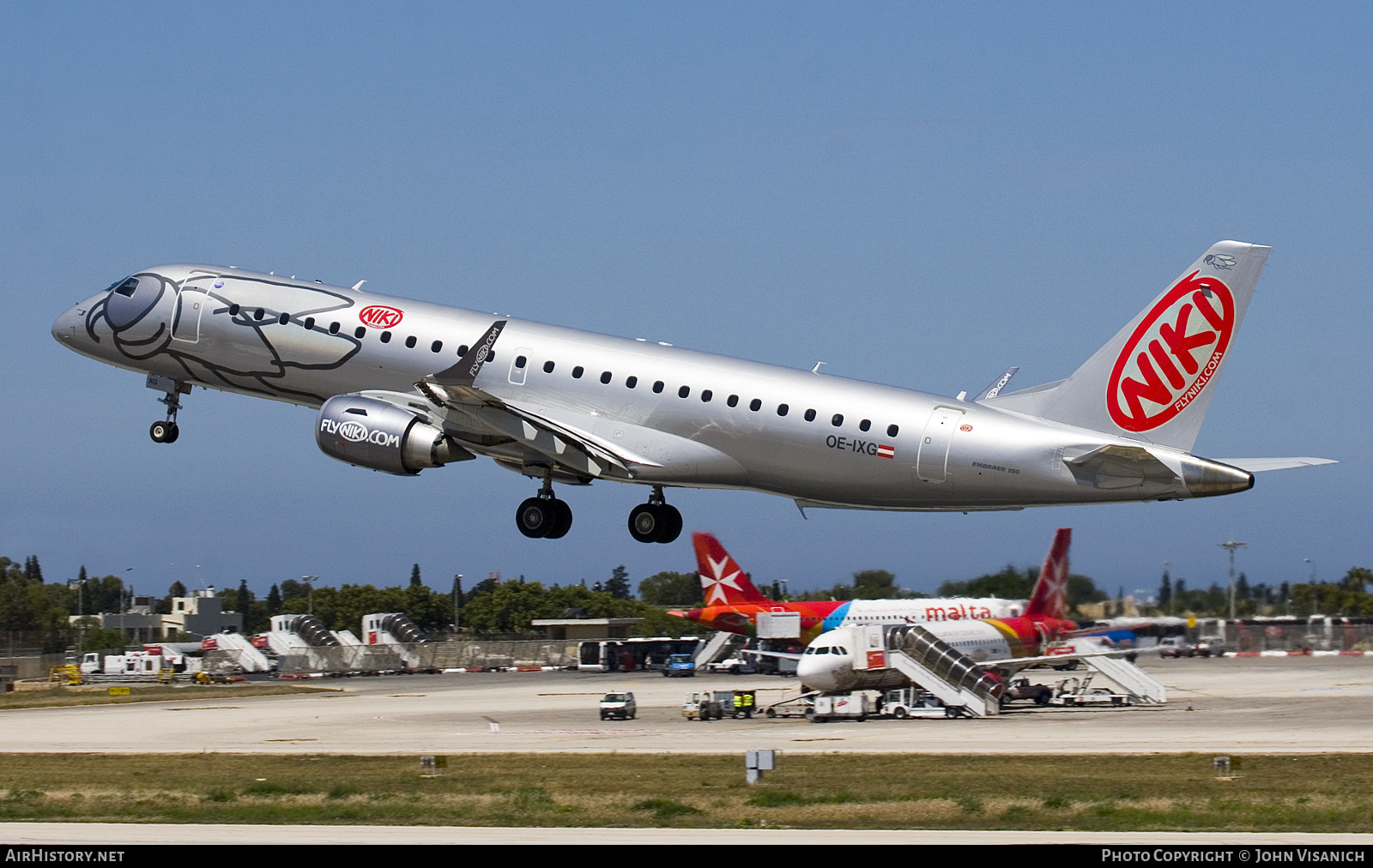 Aircraft Photo of OE-IXG | Embraer 190LR (ERJ-190-100LR) | Niki | AirHistory.net #658661