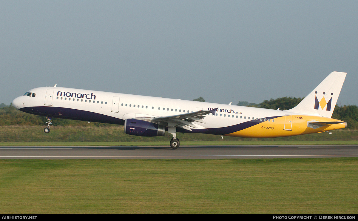 Aircraft Photo of G-OZBU | Airbus A321-231 | Monarch Airlines | AirHistory.net #658668
