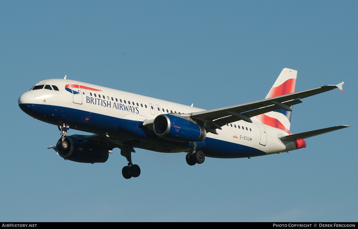 Aircraft Photo of G-EUUM | Airbus A320-232 | British Airways | AirHistory.net #658672