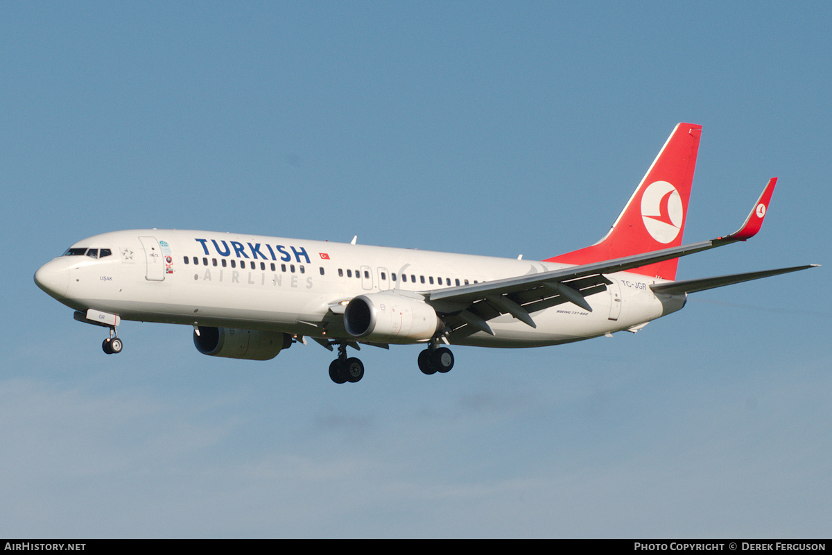 Aircraft Photo of TC-JGR | Boeing 737-8F2 | Turkish Airlines | AirHistory.net #658673