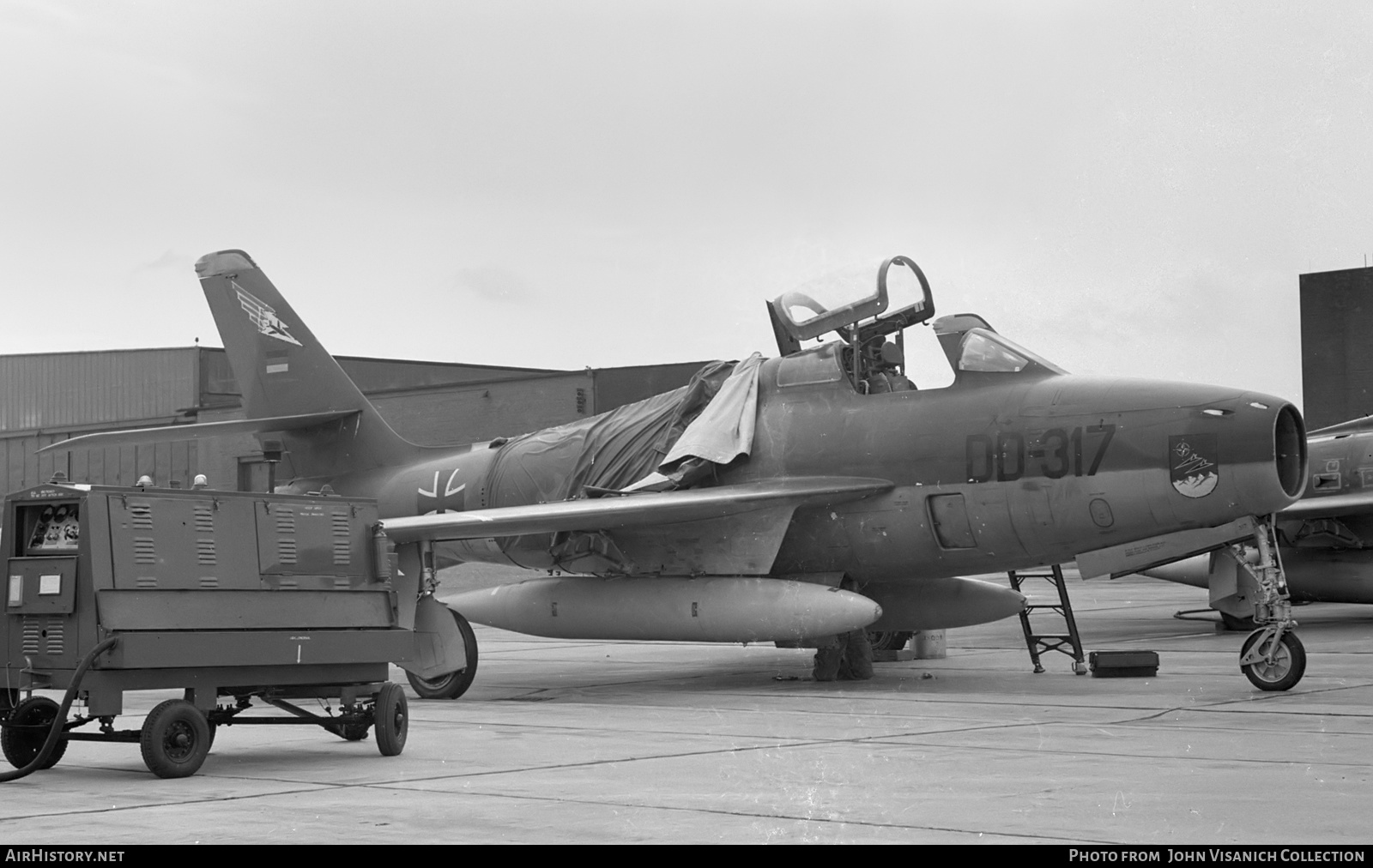 Aircraft Photo of DD317 | Republic F-84F Thunderstreak | Germany - Air Force | AirHistory.net #658674