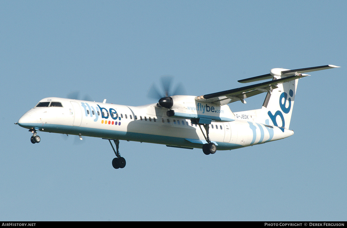 Aircraft Photo of G-JEDK | Bombardier DHC-8-402 Dash 8 | Flybe | AirHistory.net #658683