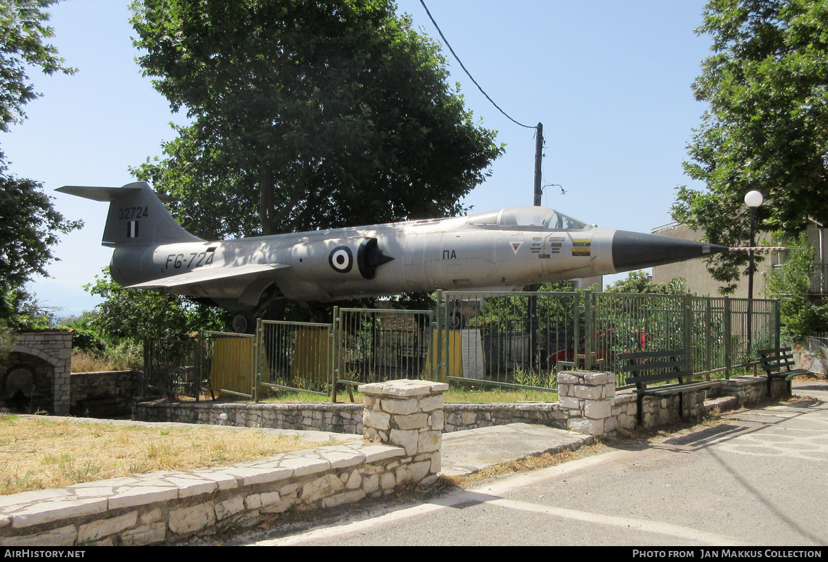 Aircraft Photo of 63-12724 / 32724 | Lockheed F-104G Starfighter | Greece - Air Force | AirHistory.net #658729