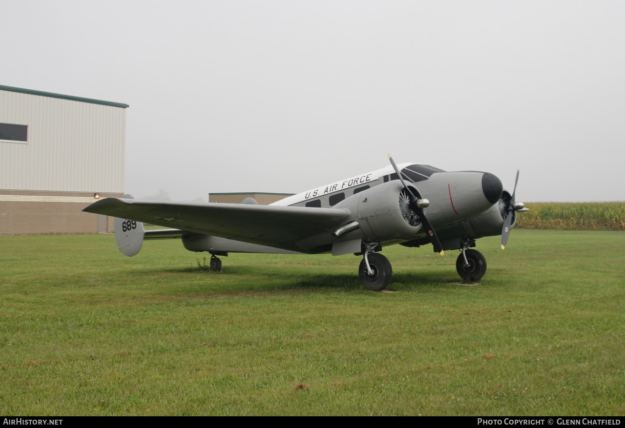 Aircraft Photo of N87689 | Beech C-45H Expeditor | USA - Air Force | AirHistory.net #658798