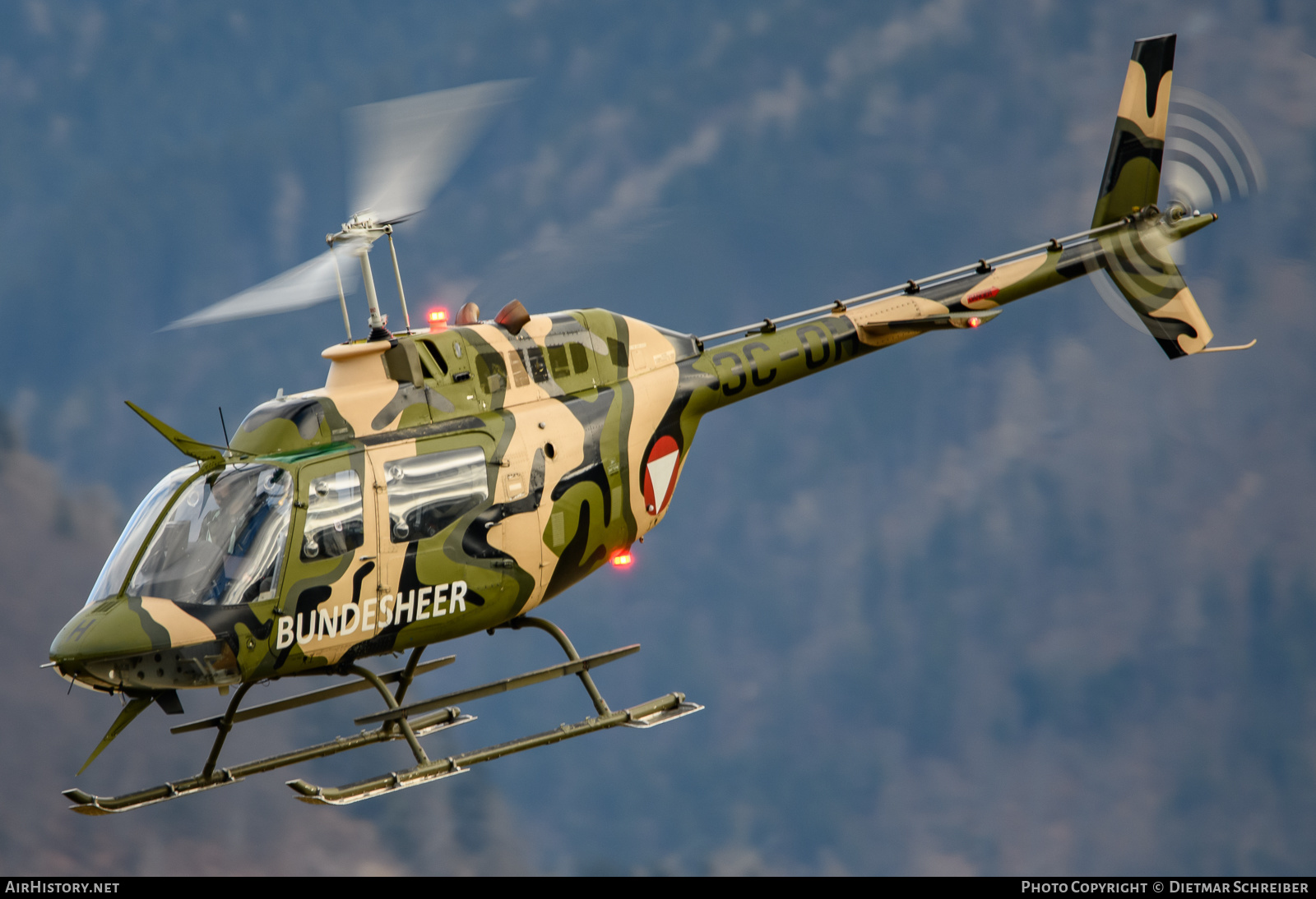 Aircraft Photo of 3C-OH | Bell OH-58B Kiowa (206A-1) | Austria - Air Force | AirHistory.net #658809