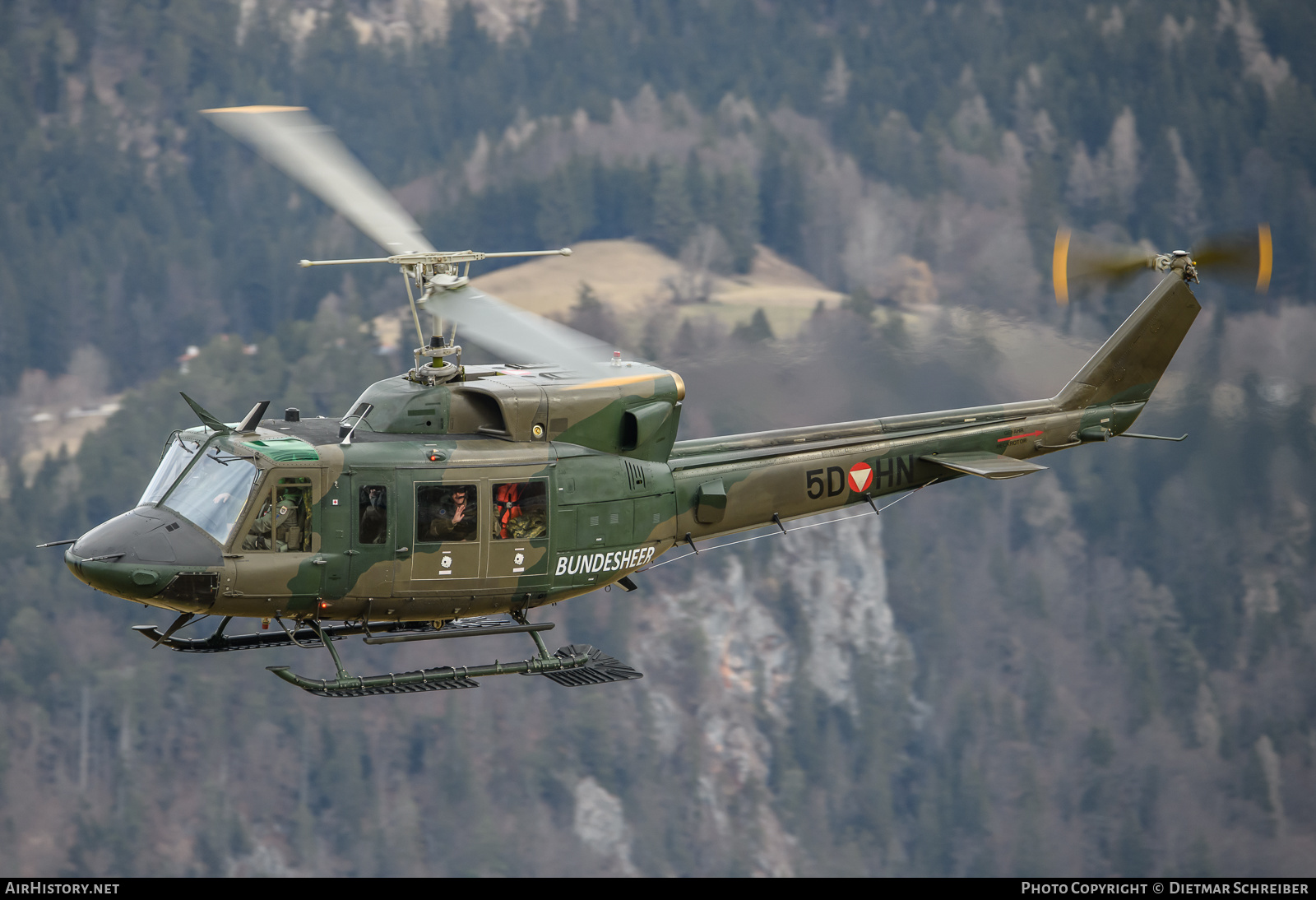 Aircraft Photo of 5D-HN | Agusta AB-212 | Austria - Air Force | AirHistory.net #658810