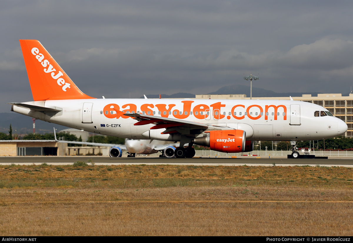 Aircraft Photo of G-EZFK | Airbus A319-111 | EasyJet | AirHistory.net #658817