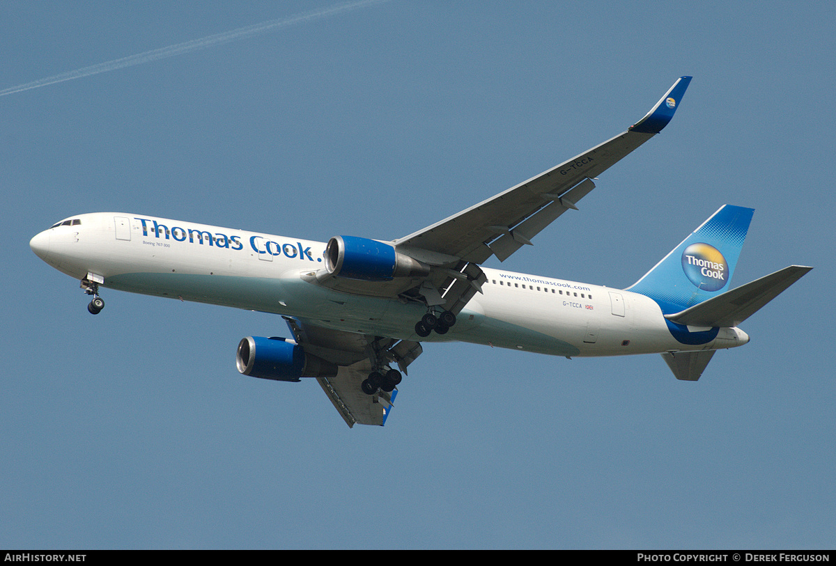 Aircraft Photo of G-TCCA | Boeing 767-31K/ER | Thomas Cook Airlines | AirHistory.net #658818