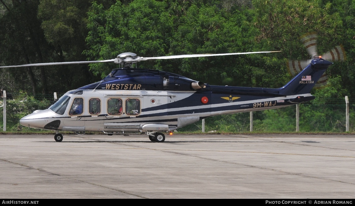 Aircraft Photo of 9M-WAJ | AgustaWestland AW-139 | Weststar Aviation Services | AirHistory.net #658830