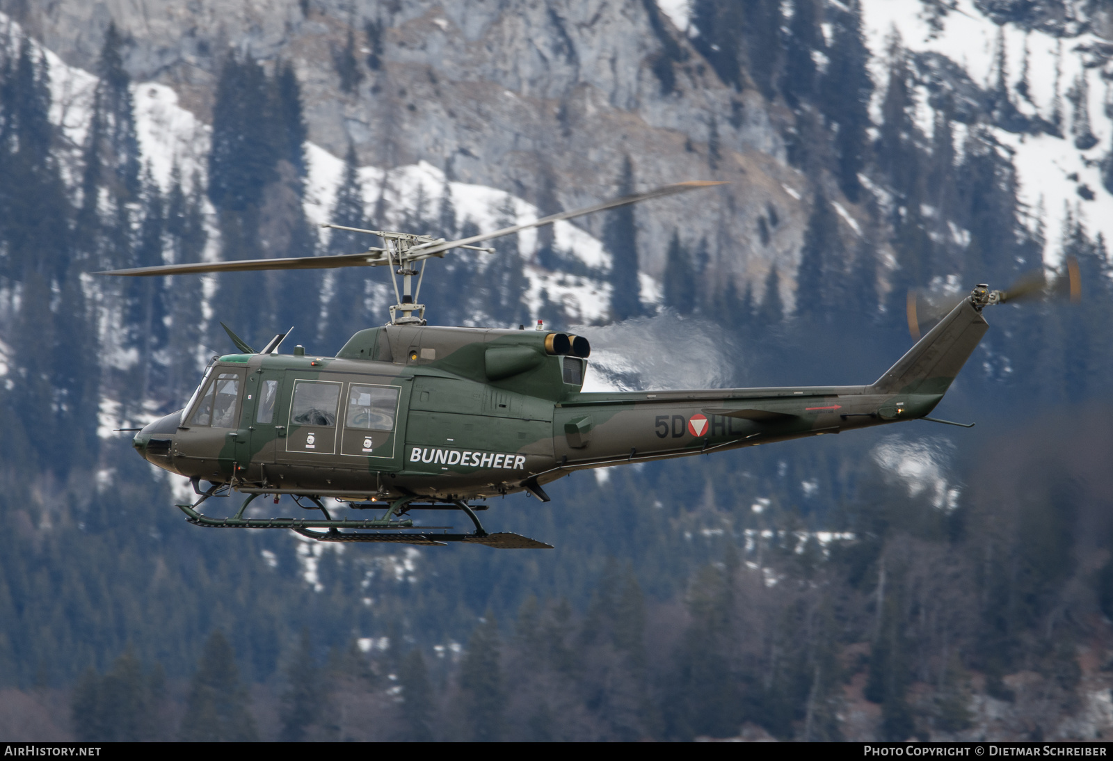 Aircraft Photo of 5D-HL | Agusta AB-212 | Austria - Air Force | AirHistory.net #658845