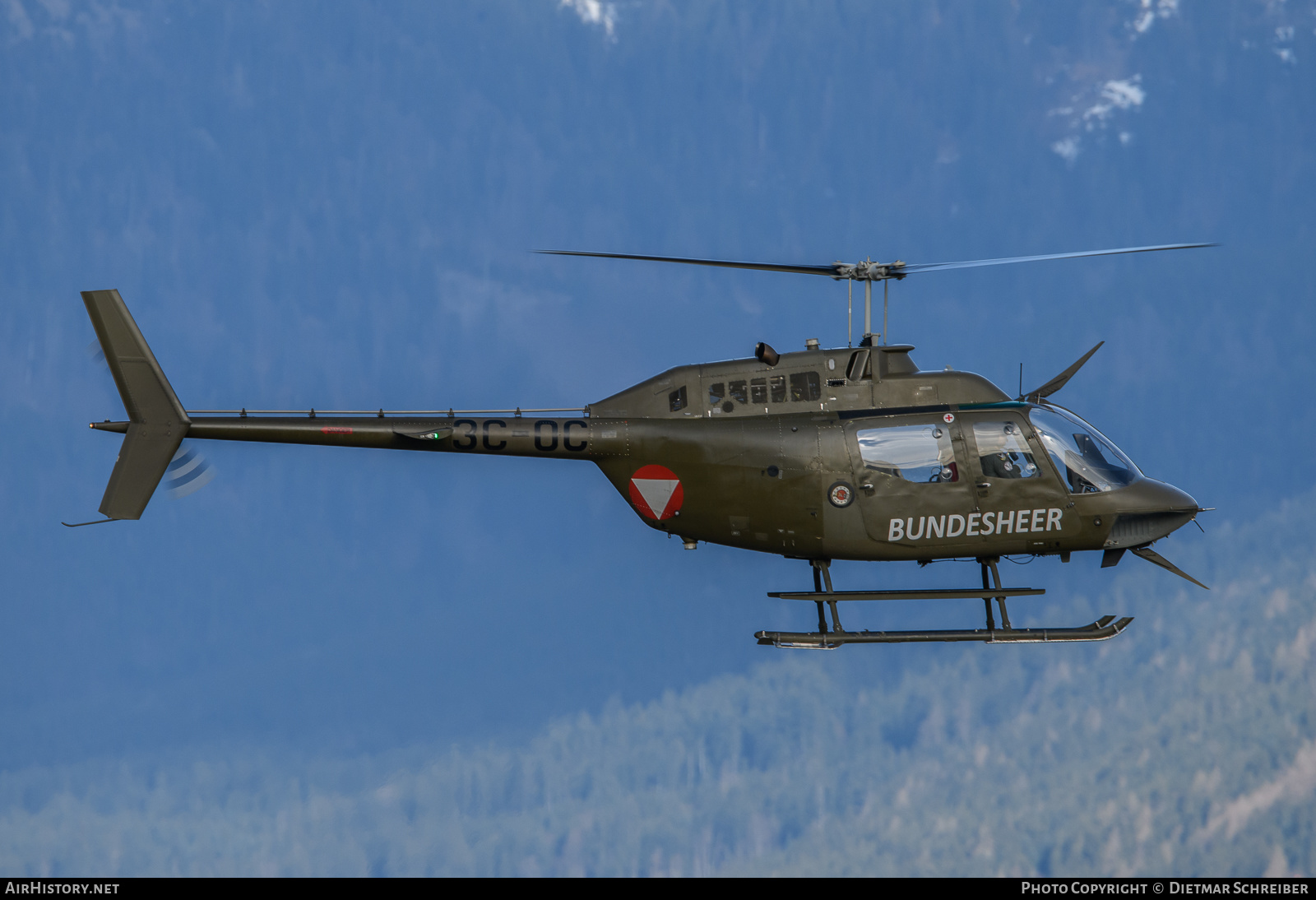 Aircraft Photo of 3C-OC | Bell OH-58B Kiowa (206A-1) | Austria - Air Force | AirHistory.net #658848