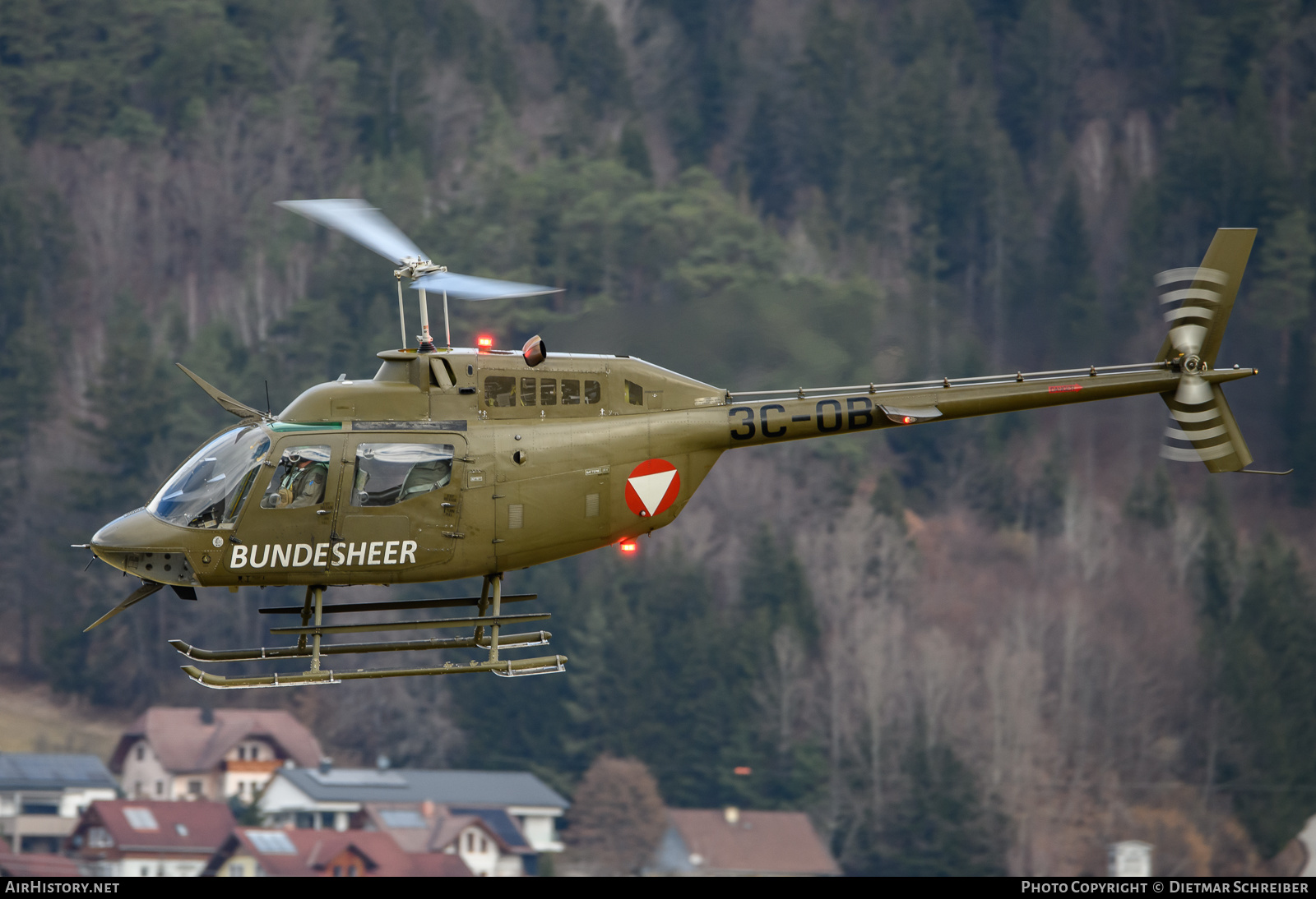 Aircraft Photo of 3C-OB | Bell OH-58B Kiowa (206A-1) | Austria - Air Force | AirHistory.net #658852