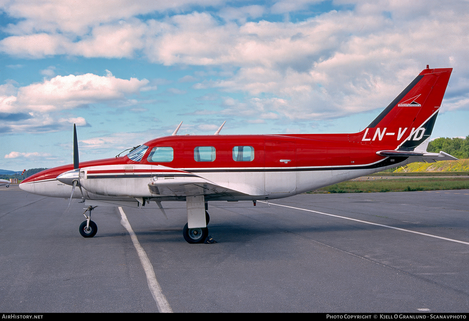 Aircraft Photo of LN-VID | Piper PA-31P Pressurized Navajo | Aircraft Mechanics | AirHistory.net #658854