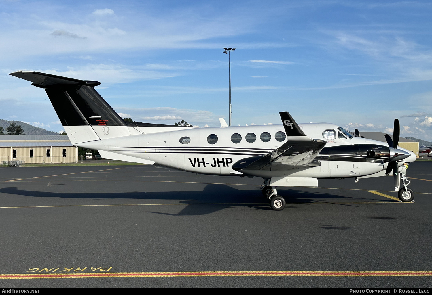 Aircraft Photo of VH-JHP | Hawker Beechcraft B200GT King Air | Harvey Black Group - Nebrean | AirHistory.net #658907