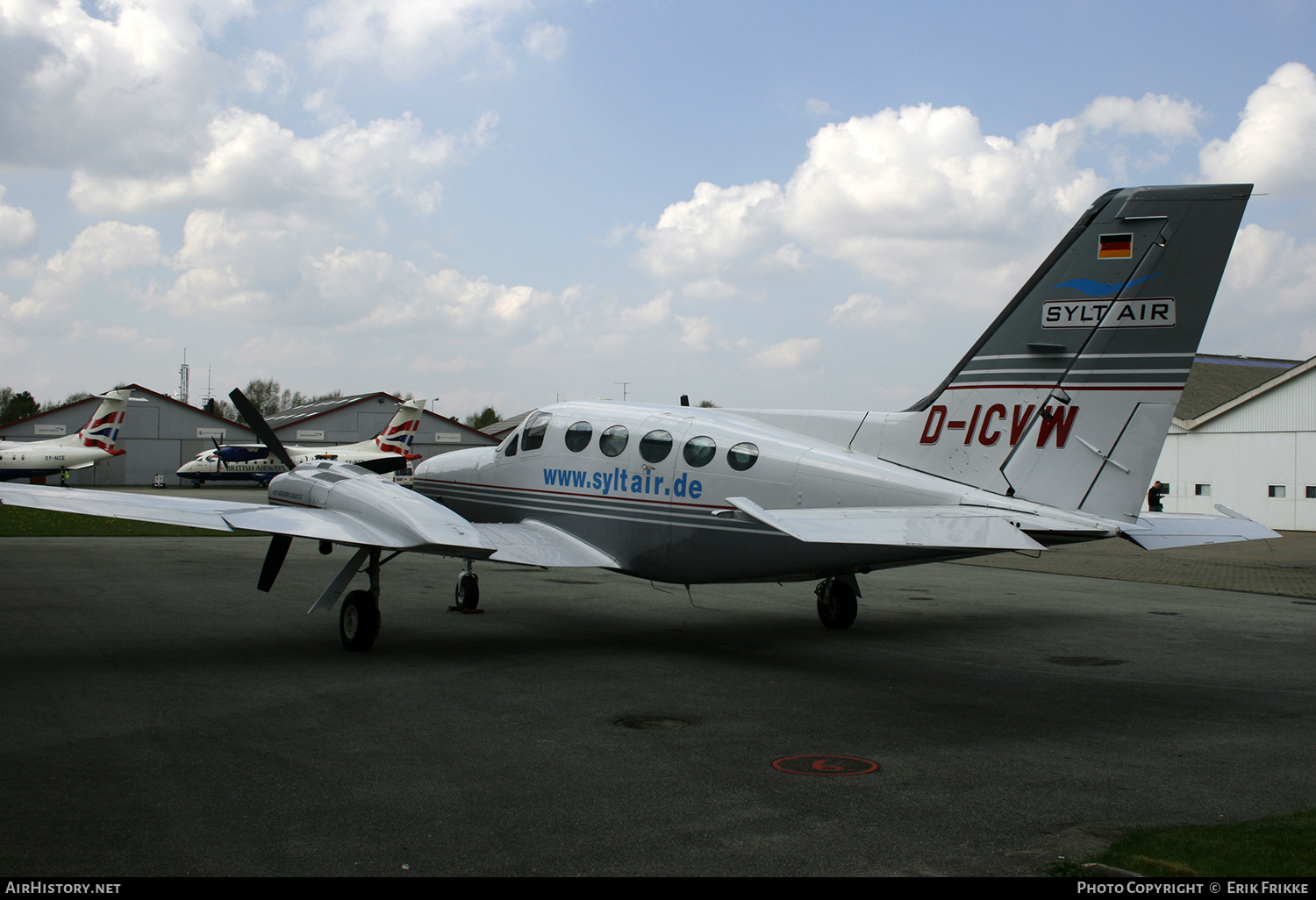 Aircraft Photo of D-ICVW | Cessna 421C Golden Eagle | Sylt Air | AirHistory.net #658911
