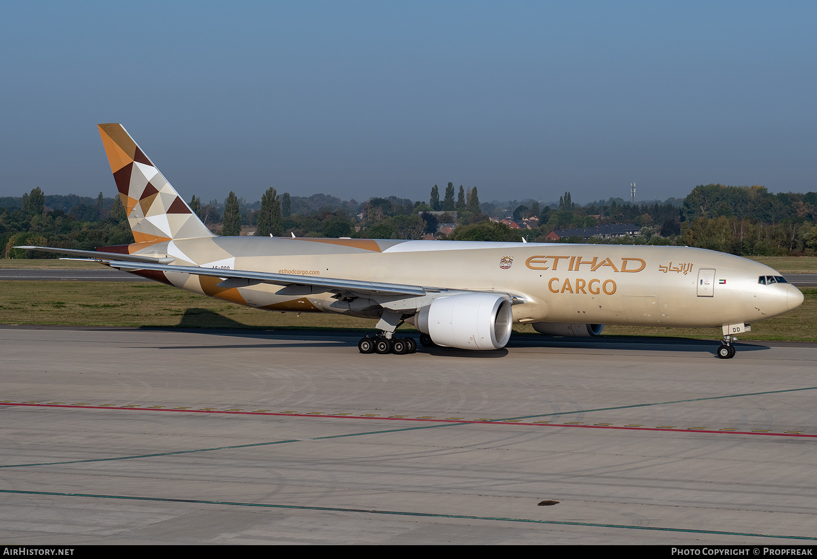 Aircraft Photo of A6-DDD | Boeing 777-FFX | Etihad Airways Cargo | AirHistory.net #658920