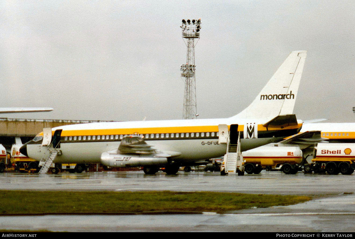 Aircraft Photo of G-DFUB | Boeing 737-2K9/Adv | Monarch Airlines | AirHistory.net #658928
