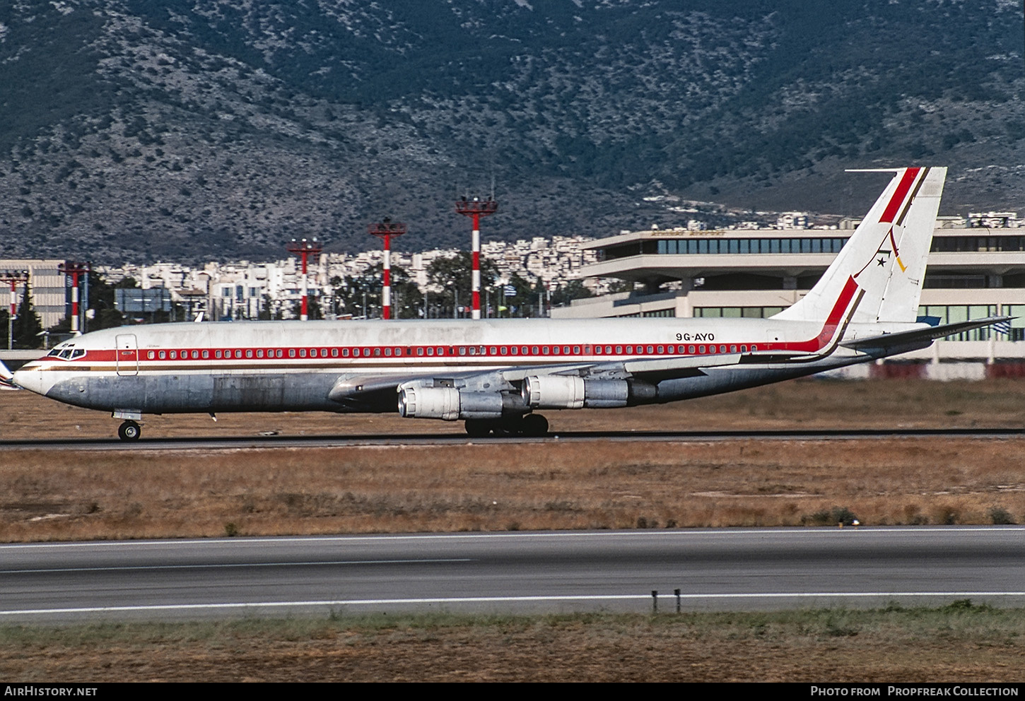 Aircraft Photo of 9G-AYO | Boeing 707-323C | Air Ghana | AirHistory.net #658960