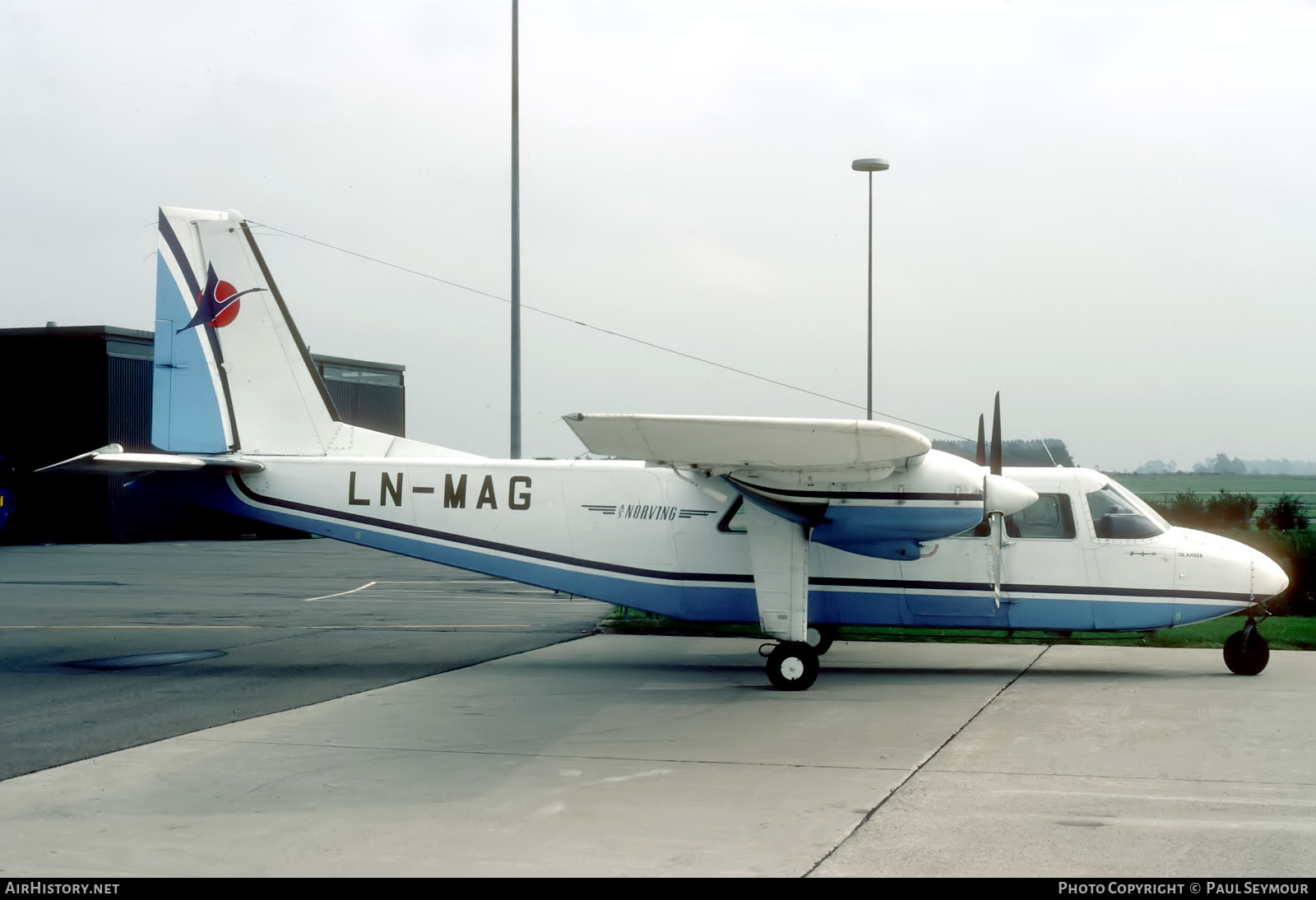 Aircraft Photo of LN-MAG | Britten-Norman BN-2A-21 Islander | Norving | AirHistory.net #658978