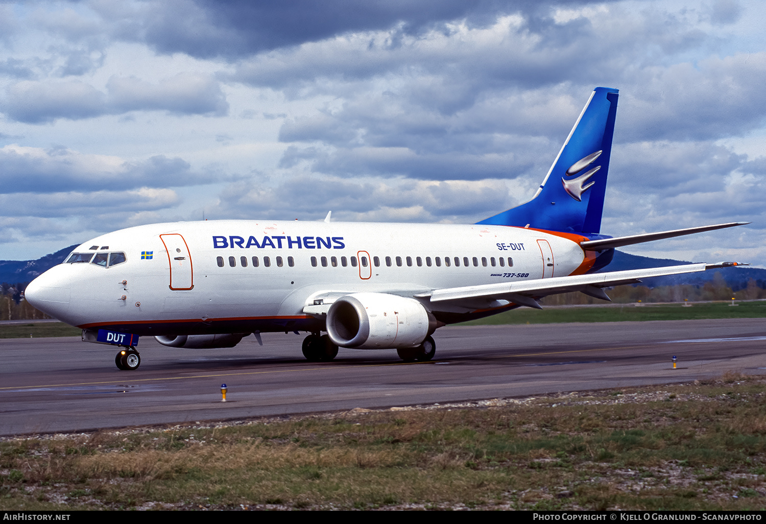 Aircraft Photo of SE-DUT | Boeing 737-548 | Braathens | AirHistory.net #659008