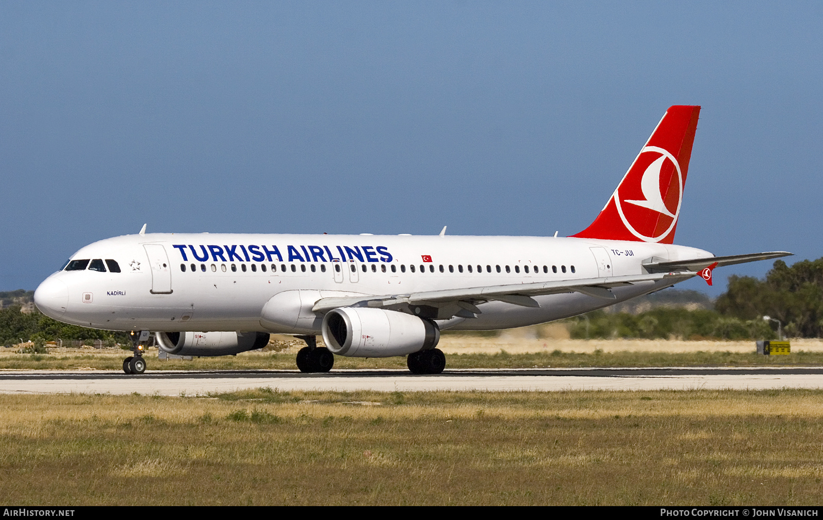 Aircraft Photo of TC-JUI | Airbus A320-232 | Turkish Airlines | AirHistory.net #659028