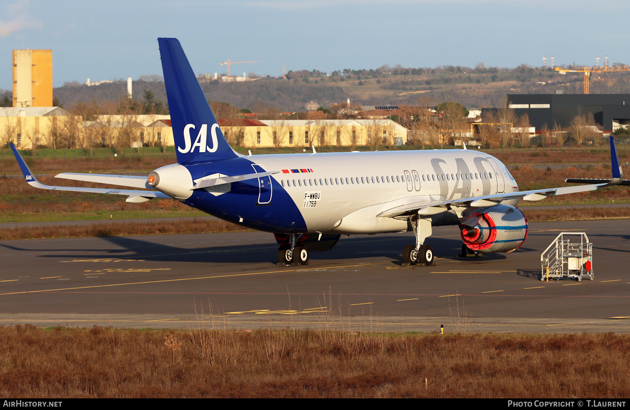 Aircraft Photo of F-WWBU | Airbus A320-251N | Scandinavian Airlines - SAS | AirHistory.net #659045