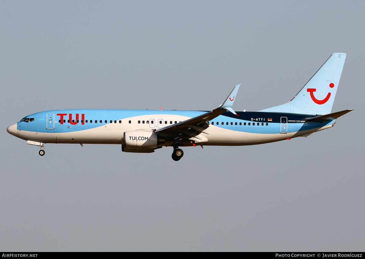 Aircraft Photo of D-ATYI | Boeing 737-8K5 | TUI | AirHistory.net #659102
