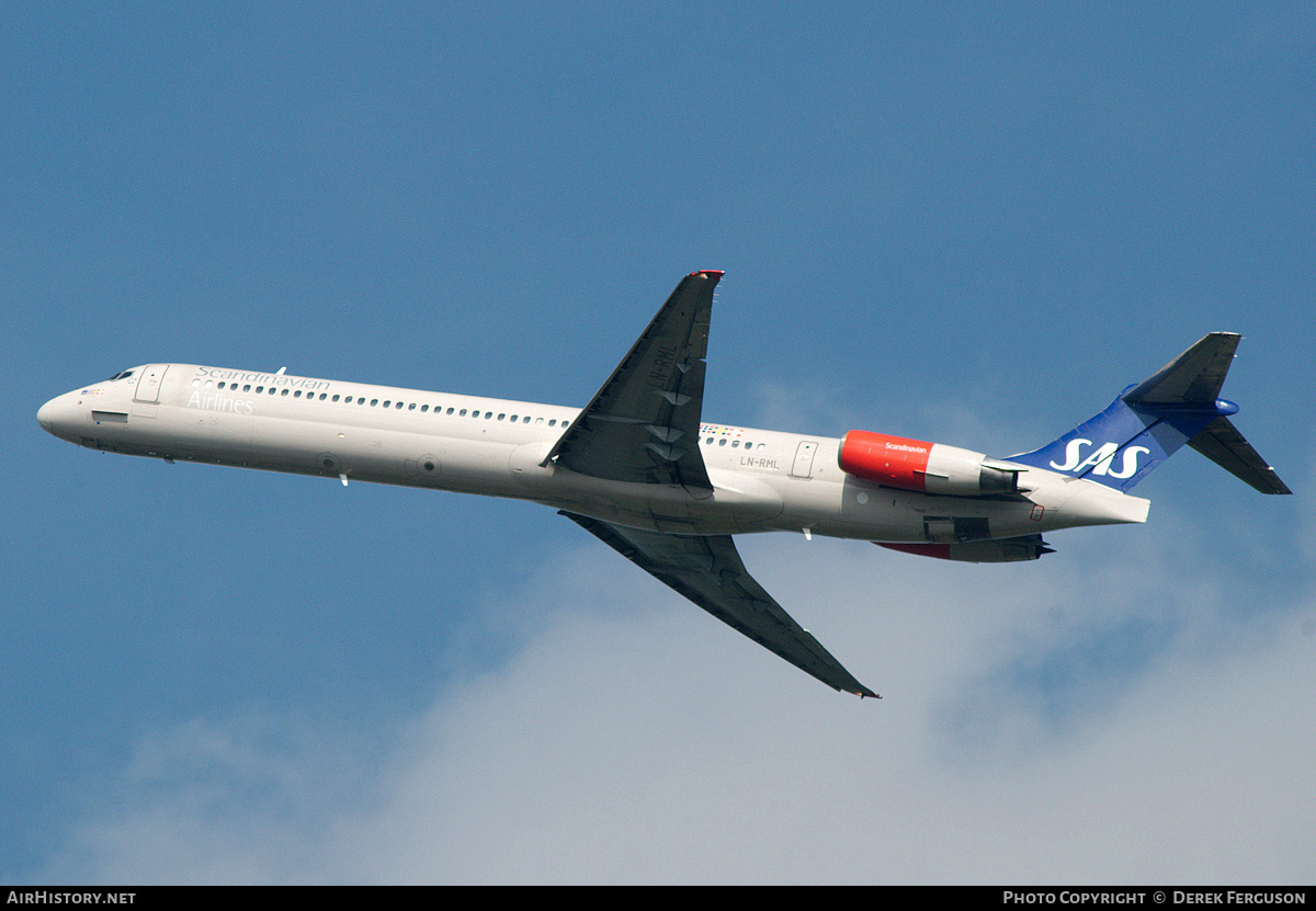 Aircraft Photo of LN-RML | McDonnell Douglas MD-82 (DC-9-82) | Scandinavian Airlines - SAS | AirHistory.net #659111