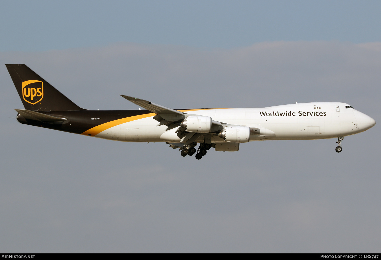 Aircraft Photo of N607UP | Boeing 747-8F | United Parcel Service - UPS | AirHistory.net #659118