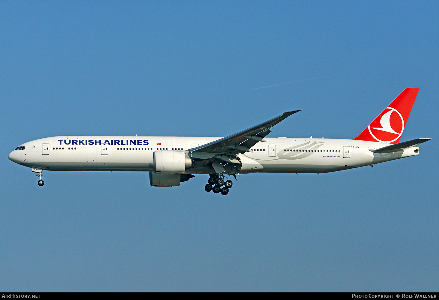 Aircraft Photo of VT-JEM | Boeing 777-35R/ER | Turkish Airlines | AirHistory.net #659143