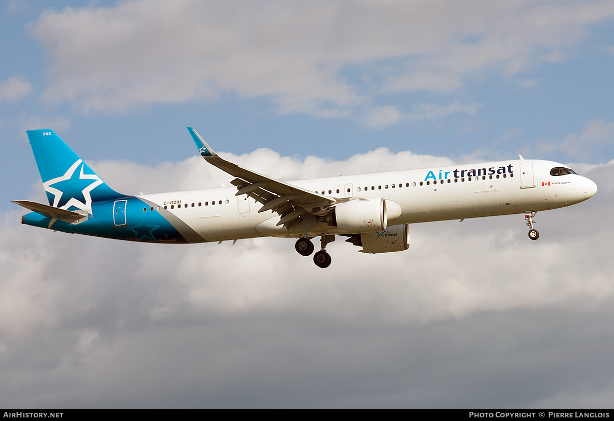 Aircraft Photo of C-GOIH | Airbus A321-271NX | Air Transat | AirHistory.net #659156