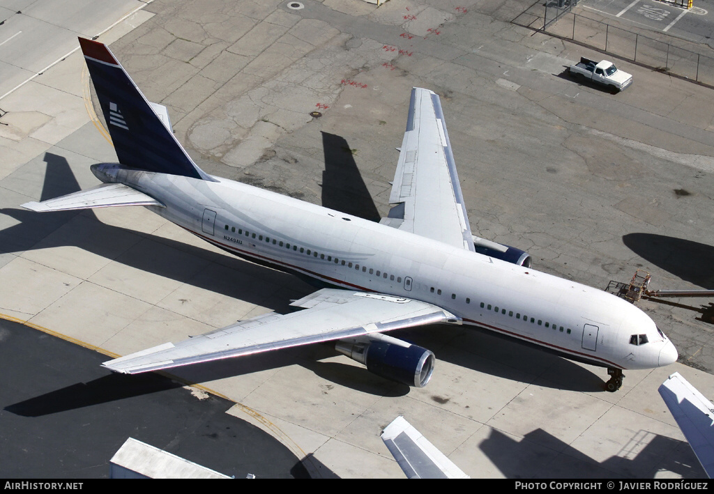 Aircraft Photo of N249AU | Boeing 767-201/ER | US Airways | AirHistory.net #659157