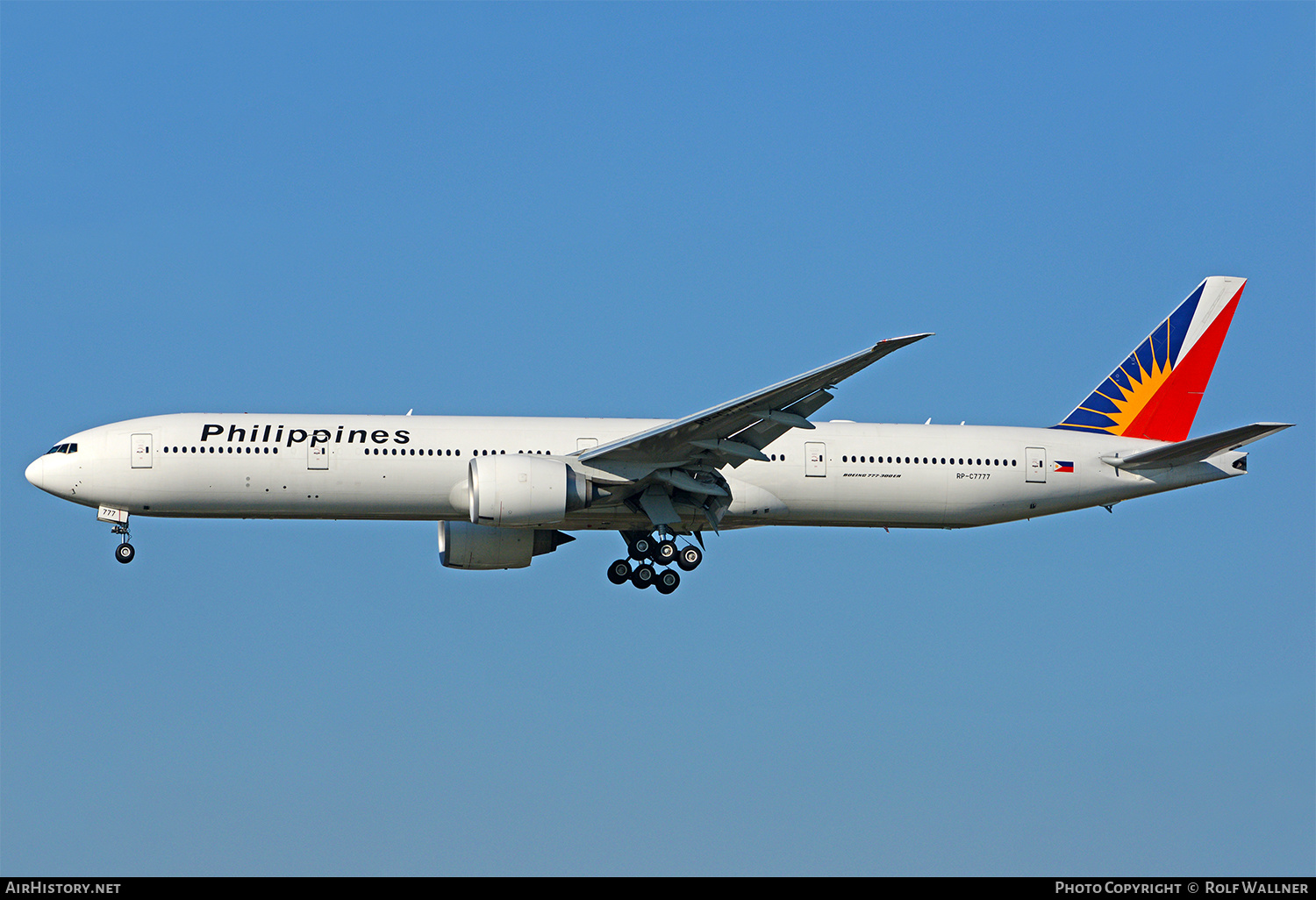 Aircraft Photo of RP-C7777 | Boeing 777-36N/ER | Philippine Airlines | AirHistory.net #659172