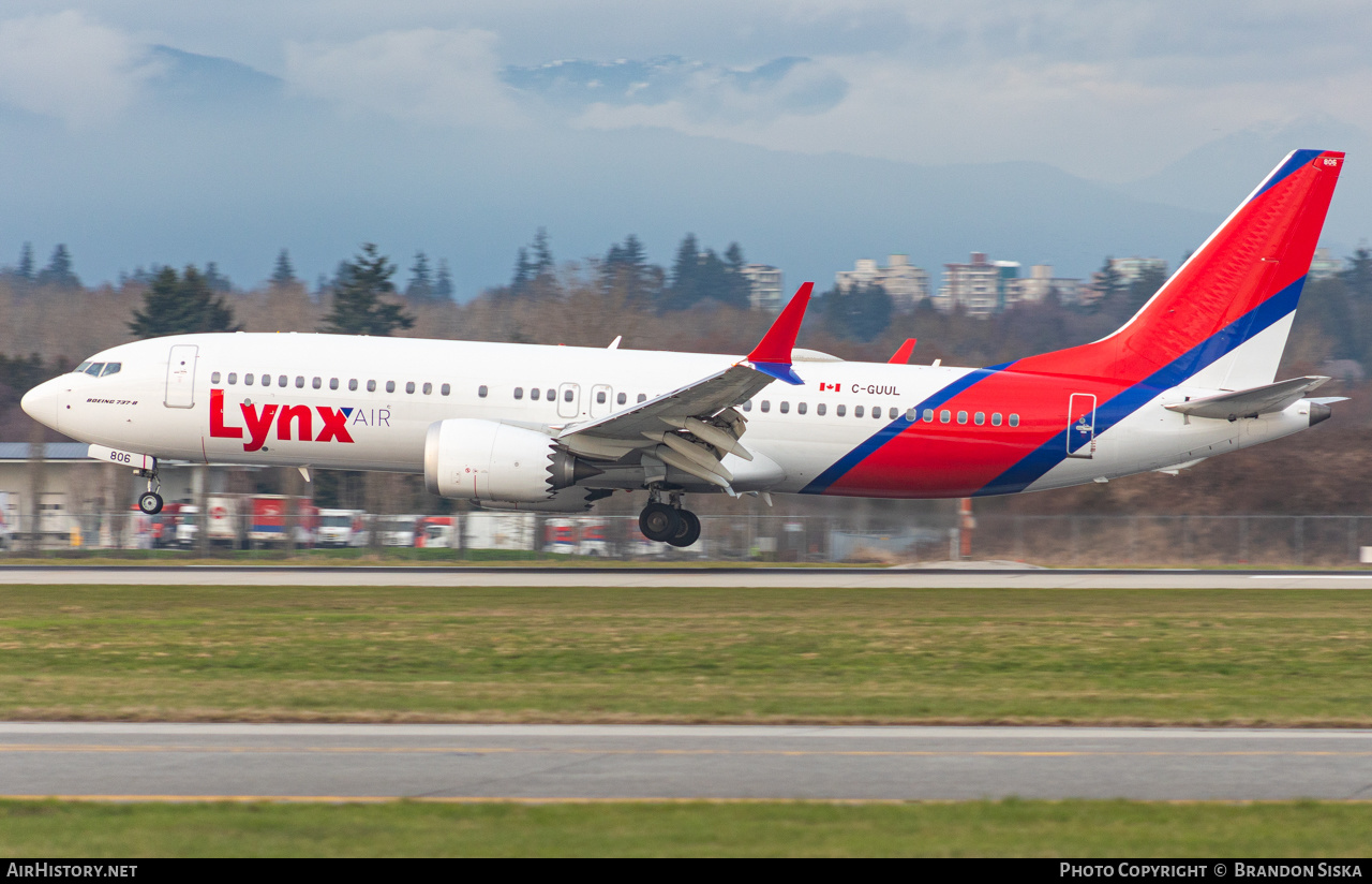 Aircraft Photo of C-GUUL | Boeing 737-8 Max 8 | Lynx Air | AirHistory.net #659190