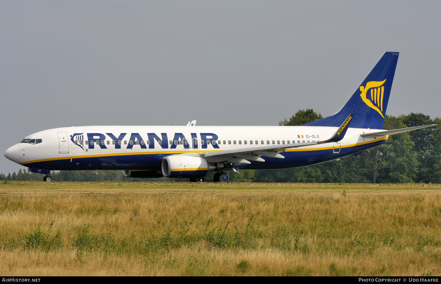 Aircraft Photo of EI-DLS | Boeing 737-8AS | Ryanair | AirHistory.net #659196